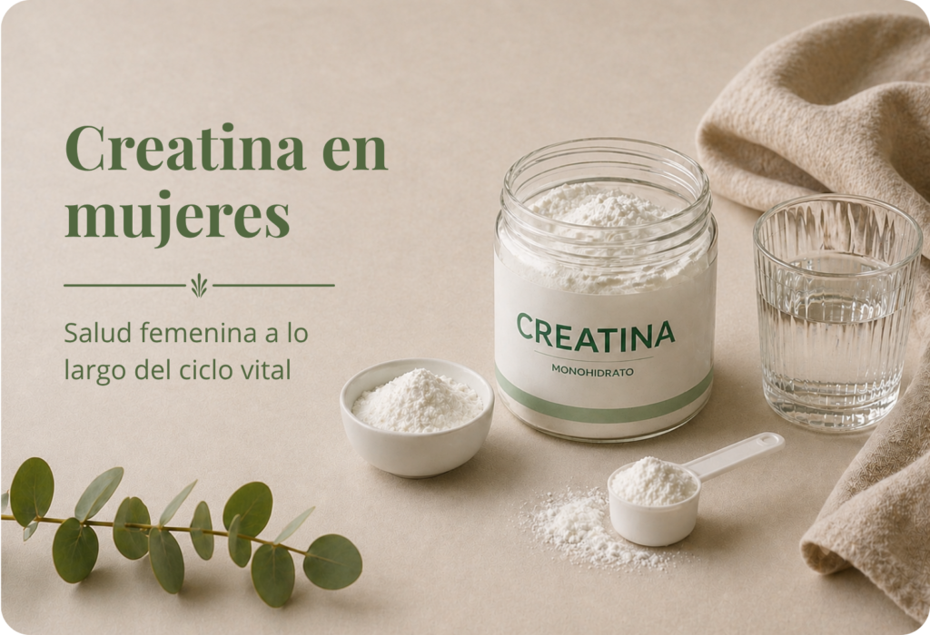 Creatina en mujeres: salud femenina a lo largo del ciclo vital